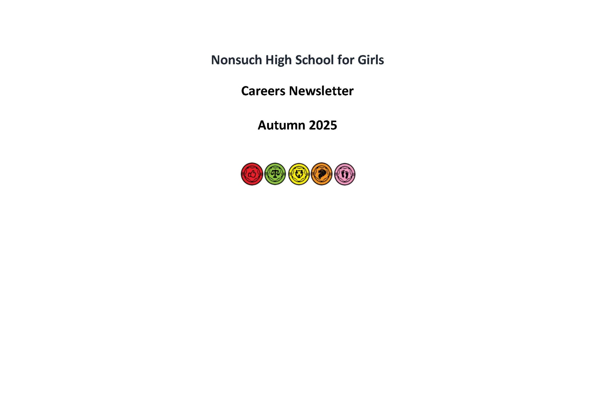 Careers Newsletter - Autumn Term