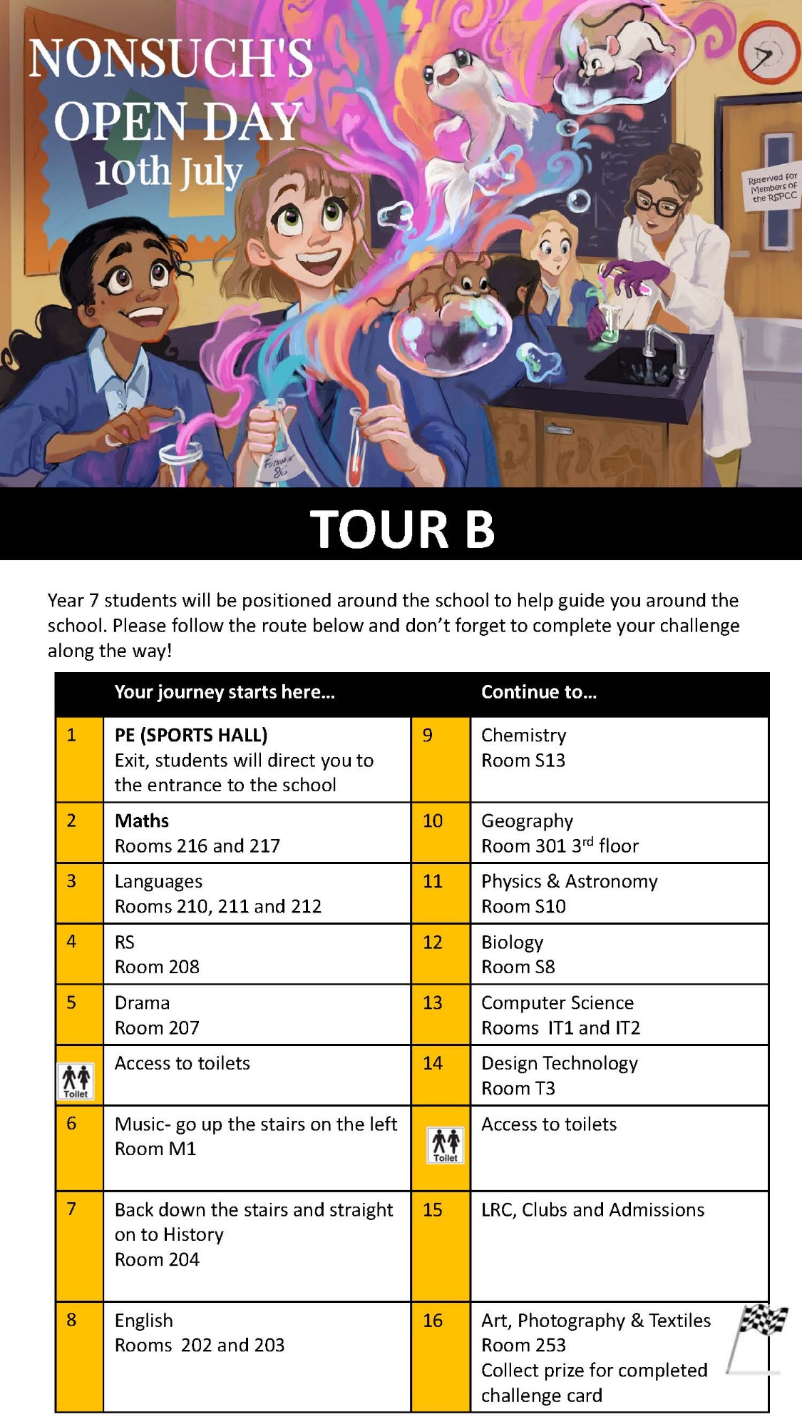 Tour B - Page 1